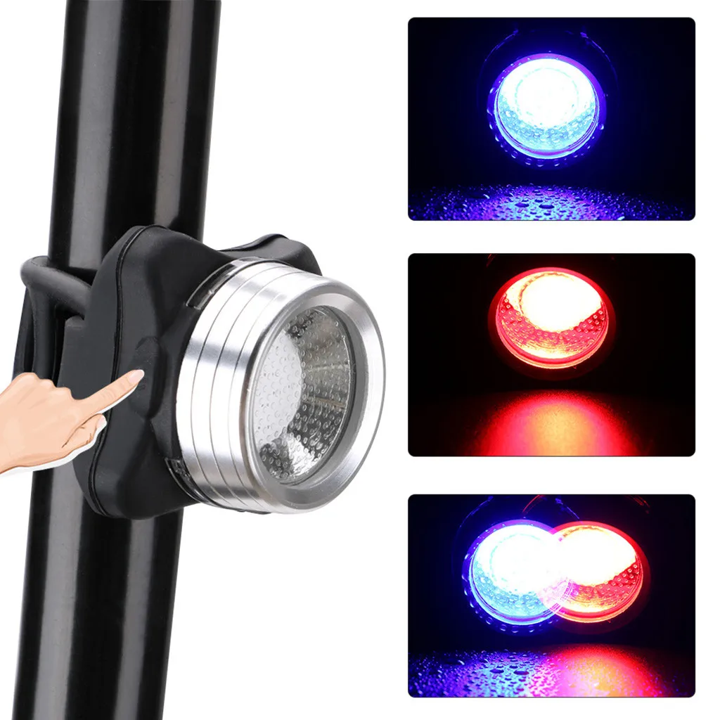 3 Режимы для велосипеда светодиодный фонарь задний перезаряжаемый защитный