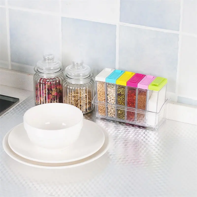 OBRKING 40*100cm Kitchen Oil Proof Sticker Waterproof Change Bathroom Stickers Peel and Stick Countertops Paper | Дом и сад