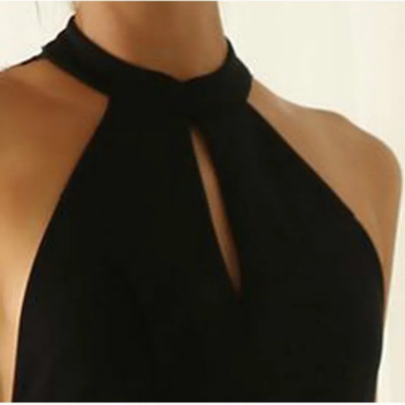 Новинка 2018 женское модное сексуальное платье с открытой спиной белое без рукавов