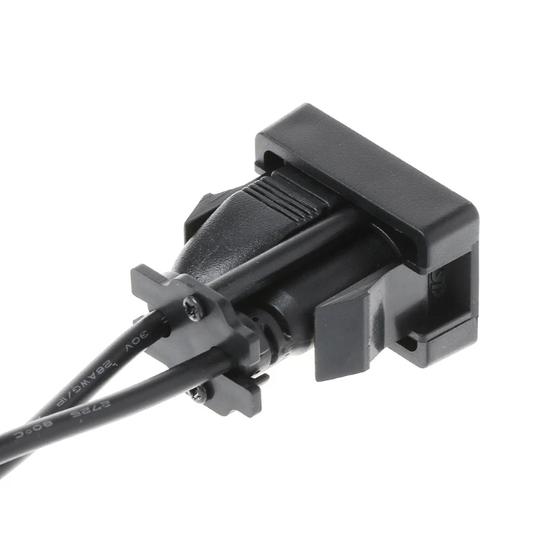 1 м Автомобильная лодка тире смывное крепление USB порт 3 5 мм AUX свинцовый