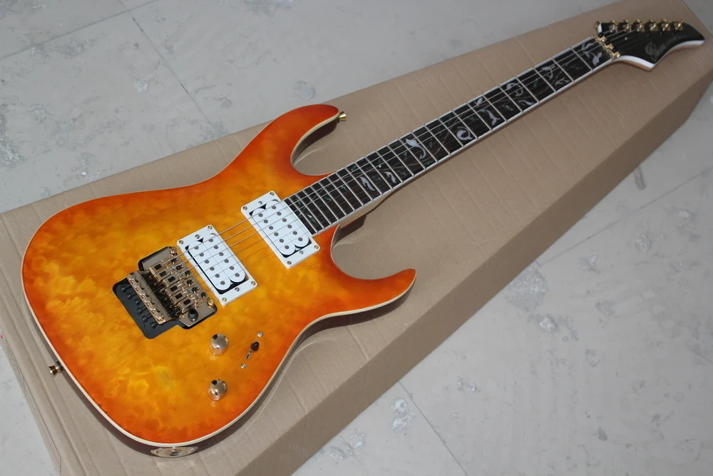Новинка 2019 + завод pensa custom shop электрическая гитара дерево жизни вставки стеганая