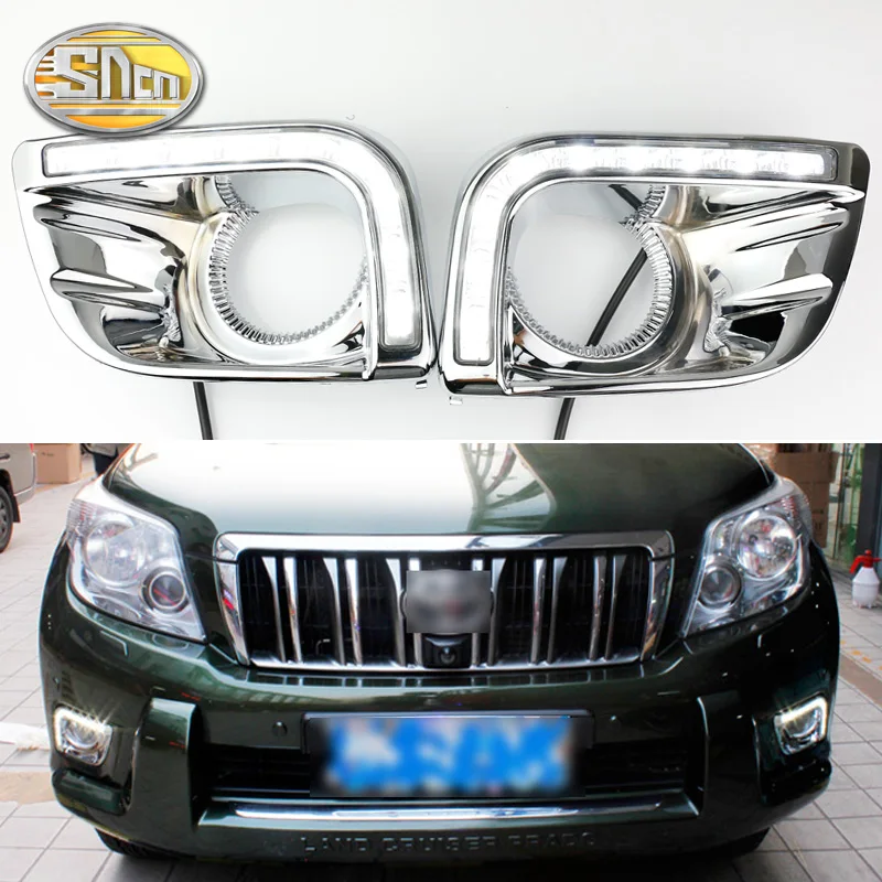 Для Toyota Prado FJ150 LC150 2010 2011 2012 2013 Land Cruiser 2700/4000 12v авто светодиодный DRL Дневной