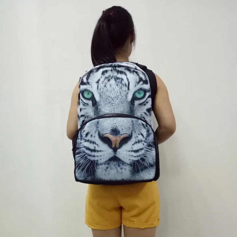 Дизайнерские мужские рюкзаки 2017 черный рюкзак для ноутбука с принтом мопса в