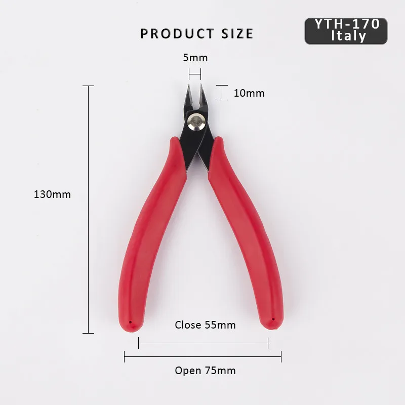 YTH-170-matte YTH плоскогубцы, плоскогубцы для резки кабеля, боковые ножницы, мини электронные плоскогубцы, 6 дюймов, YTH-170, модель смыва, щипцы, ручной инструмент - Цвет: YTH-170-matte