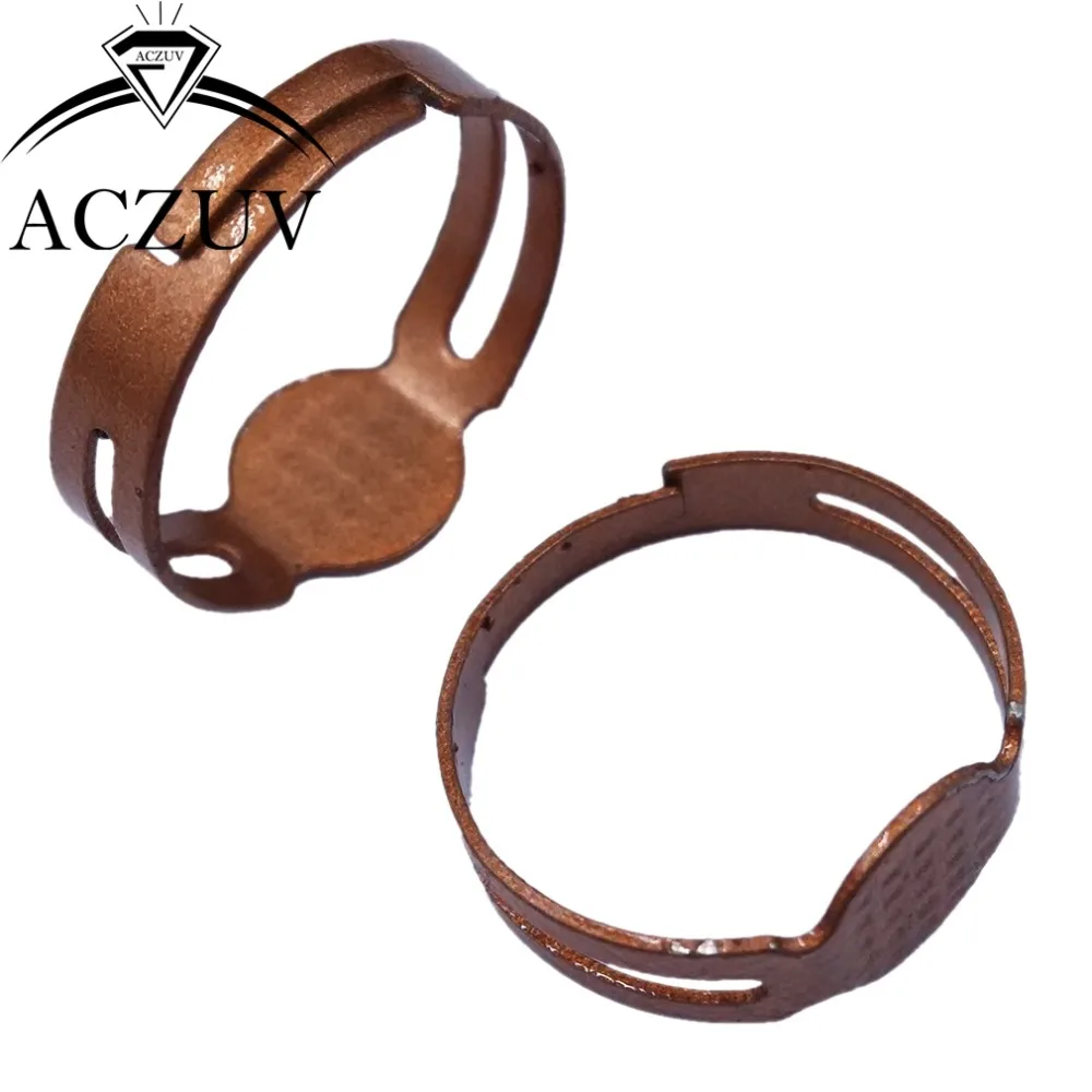 Регулируемое кольцо база 8 мм Безель пустые кольца фурнитура аксессуары