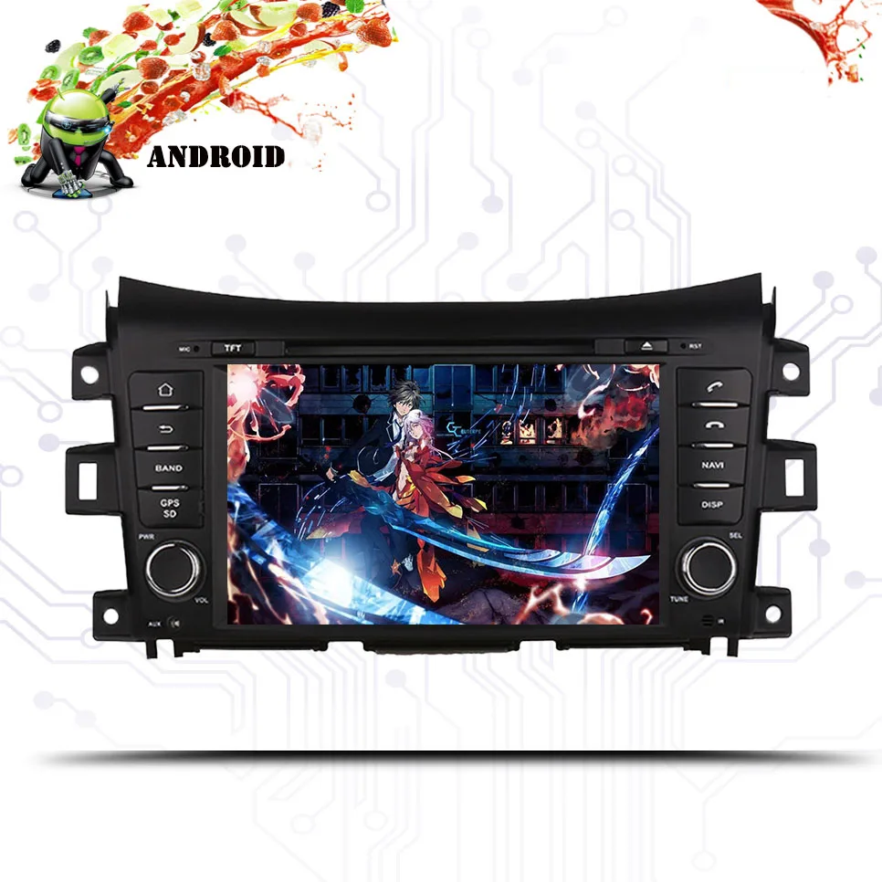 Автомобильный gps-навигация dvd-плеер радио IPS чистый Android 10.0For NISSAN NP300 Navara 2014 + стерео