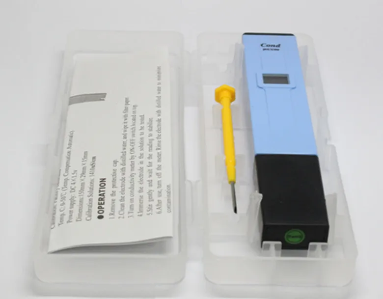 Тестер электропроводимости с ЖК-дисплеем тестер электропроводности ATC для воды |