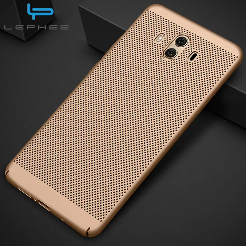 Lephee для Huawei Коврики 10 20 Pro чехол матовый Жесткий PC с отверстиями шлифованный