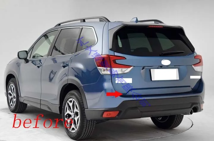 Декоративные аксессуары для Subaru Forester SK 2018 2019 задние ворота из нержавеющей