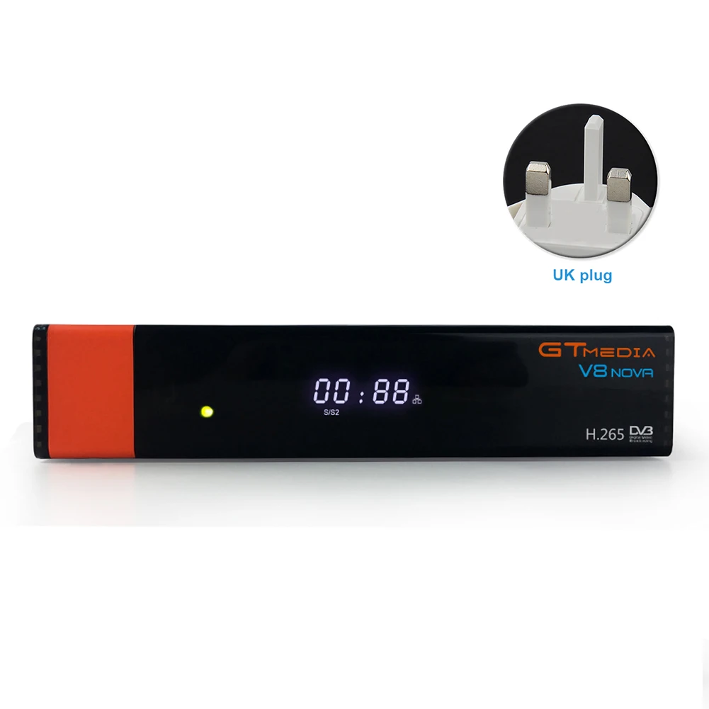 V8 upgrade Gtmedia NOVA спутниковый ТВ ресивер DVB S2 Европейский Clines для 1 года встроенный Wifi