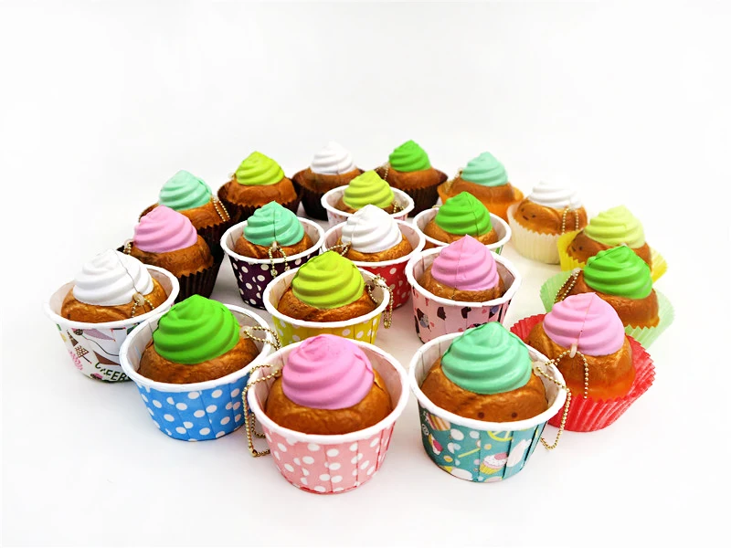 Оригинальная упаковка мини кекс очарование Сжимаемый медленно растет