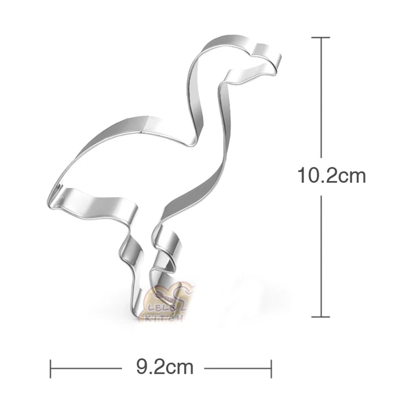 1pcs Stainless steel Cake Cookie Bakeware Mould Fondant Cutters Biscuit Mold Kitchen DIY Flamingo Pineapple | Дом и сад