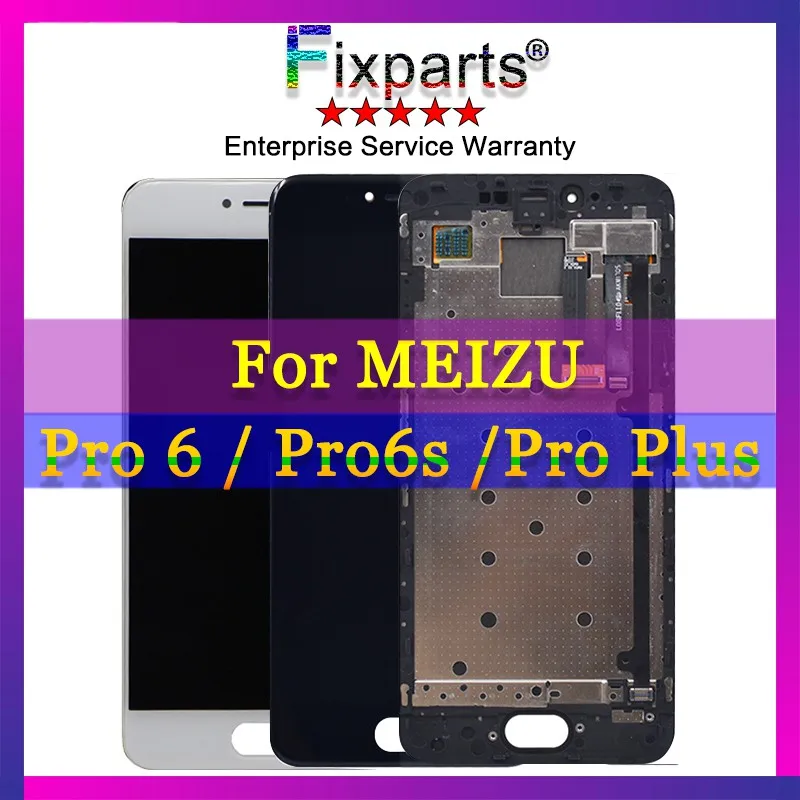 Протестированный meizu pro 6 Pro 6S Pro 6 Plus ЖК-экран+ кодирующий преобразователь сенсорного экрана в сборе meizu pro 6 lcd Pro6S Pro 6 Plus