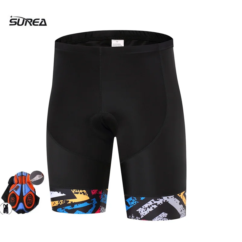 SUREA Gareth Pro Summer 3D Gel Padded Coolmax Bicycle Bib Shorts Quick Dry Cycling Pants Verano Culotes Ciclismo | Спорт и