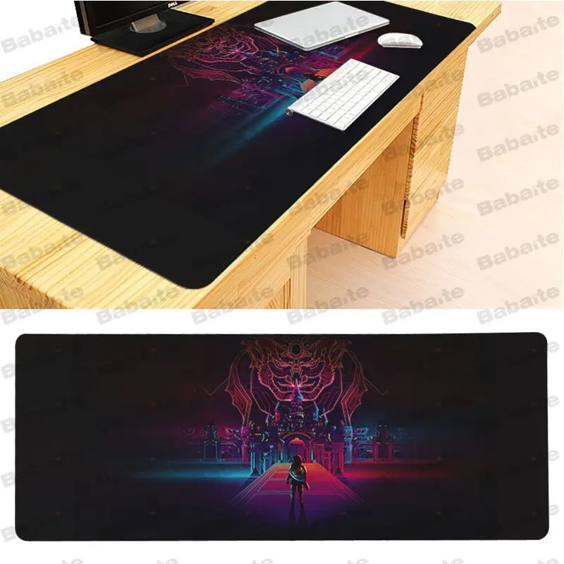 Lock Edge 40X90cm Babaite New Legend of Zelda Ноутбук игровой Lockedge мыши Мышь pad Размеры для 300*900*2 мм и 400*900*2 мм Дизайн Мышь Pad - Цвет: Lock Edge 40X90cm