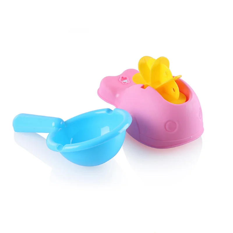 1 Set Water Car Spoon Playing Toy Baby Bath Model Building Blocks Experiment Educational Toys for Children Games|Игрушки для ванной|