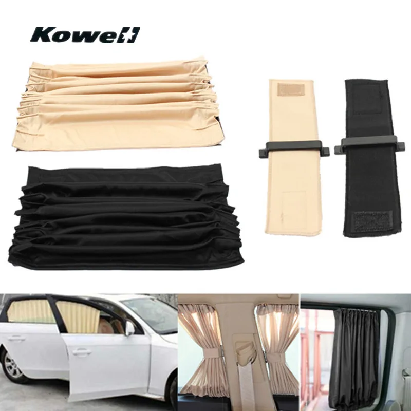 KOWELL, 2 шт., универсальный, регулируемый, анти-УФ, автомобильный, ослепительный, солнцезащитный козырек, солнцезащитный, подвешивающий, солнцезащитный козырек, солнцезащитный козырек