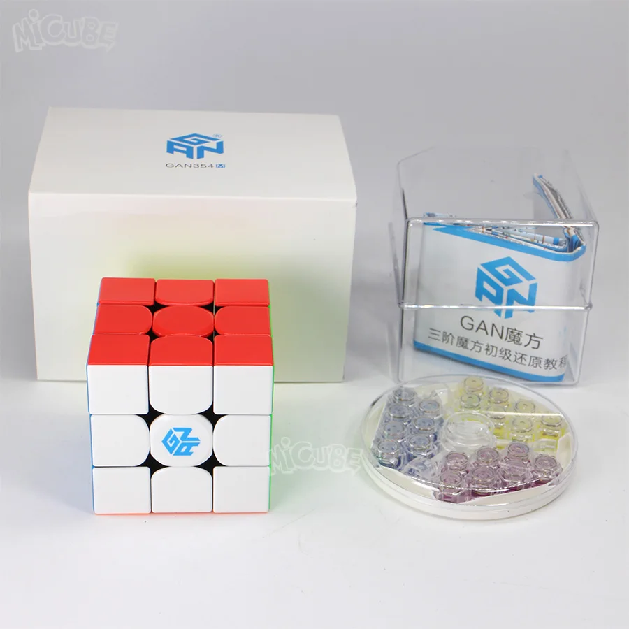 GAN354M Магнитный куб 3x3x3, волшебный Скорость куб 3x3, Cubo Magico, Ган 354 м Stickerless Ган 354 м головоломка твист игрушки для детей