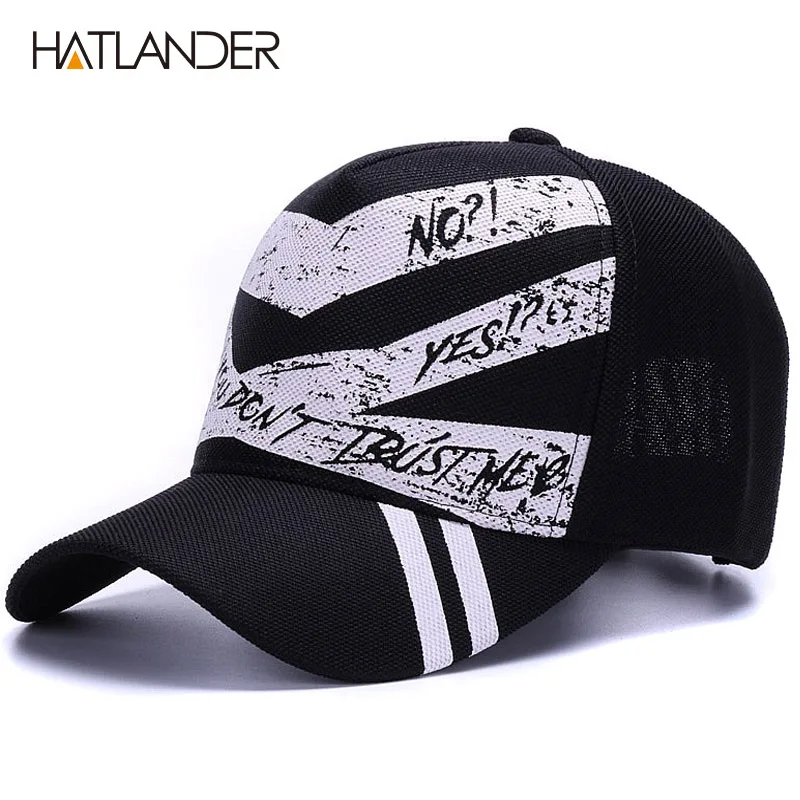 [HATLANDER] Модные бейсбольные кепки с 5 панелями граффити, женские спортивные шапки для улицы, мужские кепки, летняя повседневная Кепка для бега