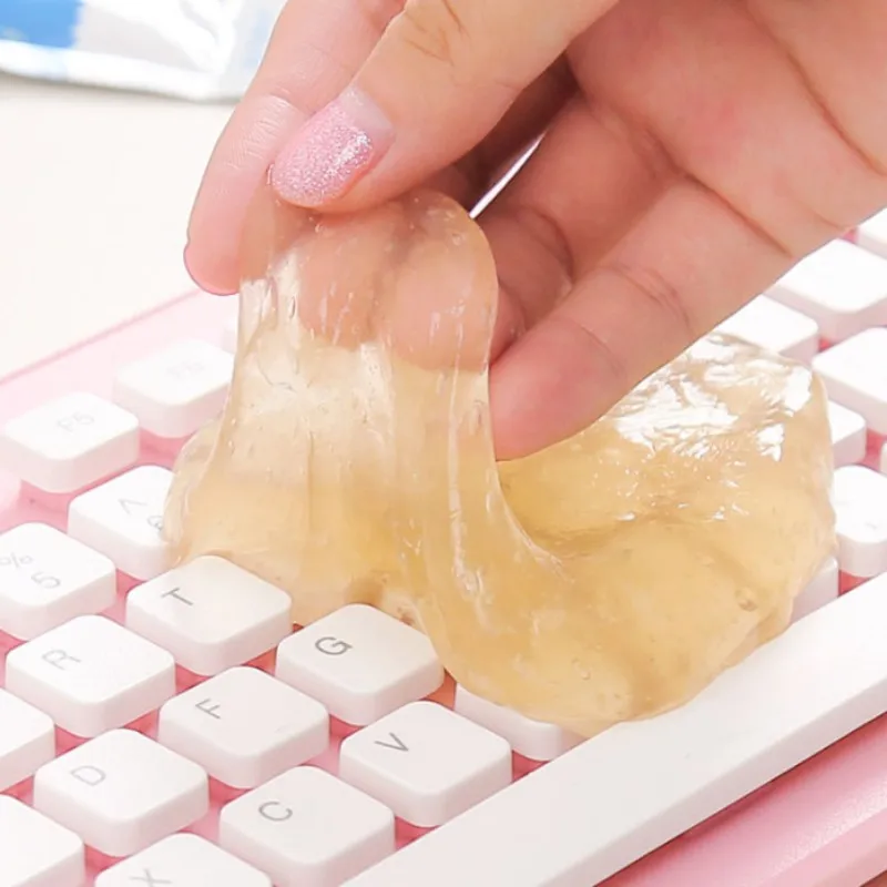 Magic Dust Cleaning Compound Clean Gel Super Soft Sticky Slimy Cleaner Wiper For Laptop Keyboard Phone Car | Компьютеры и офис