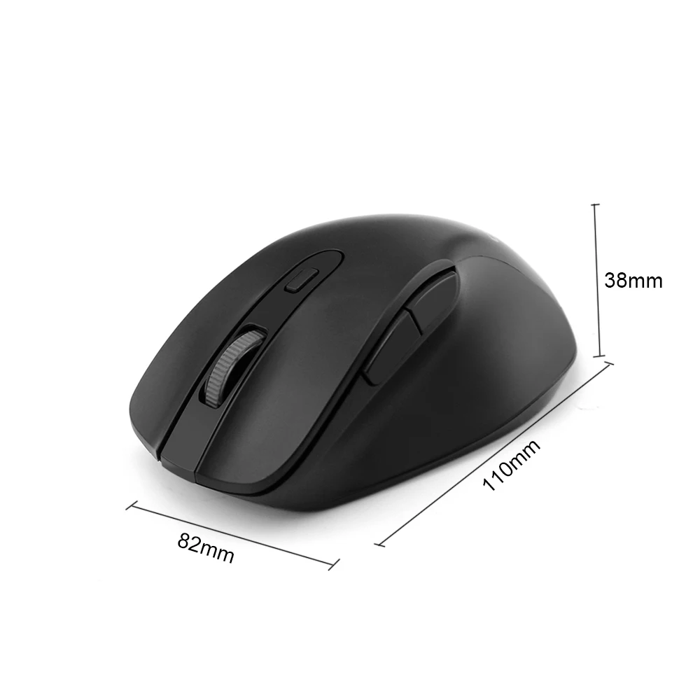 Вертикальная мышь Delux M517GX Беспроводной Мышь эргономичный 800/1000/1200/1600 Точек на дюйм Регулируемый USB оптическая управление мыши 6 кнопок компьютерная мышь
