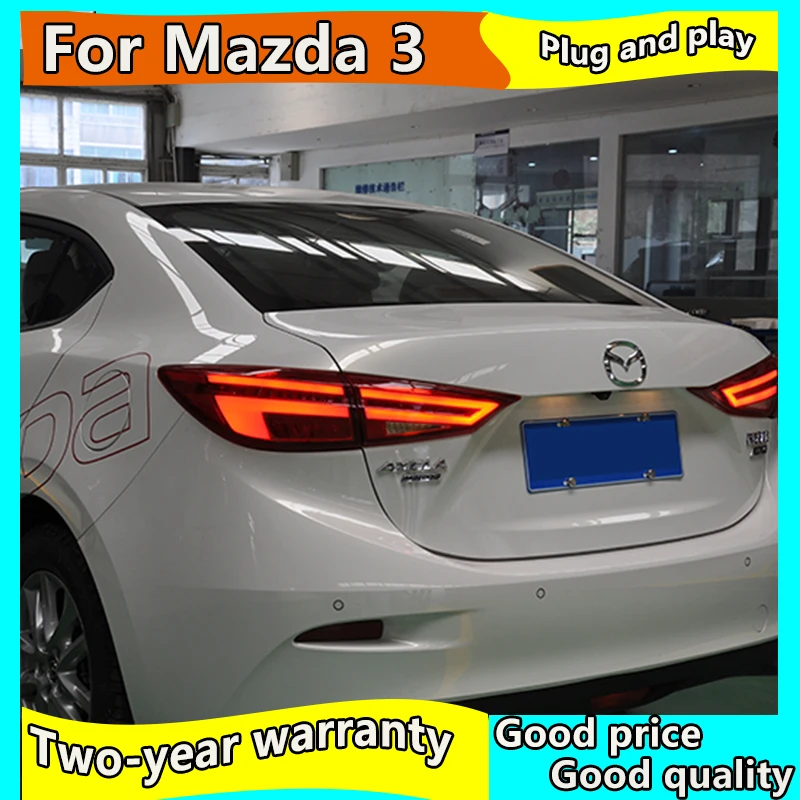 Чехол для автомобильного стайлинга задних фонарей Mazda 3 Mazda3 Axela M3 2014-2019 задние