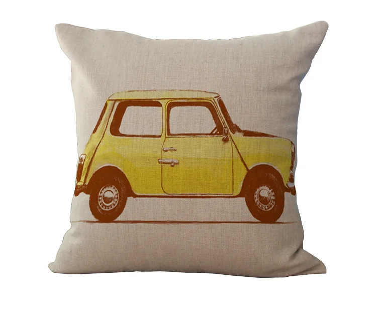 Новая мультяшная домашняя подушка для дивана наволочка подушки желтая