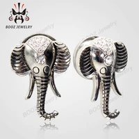 kubooz elephant design ear piercing tunnels flesh plugs body jewelry ear expander reamer sell by pair