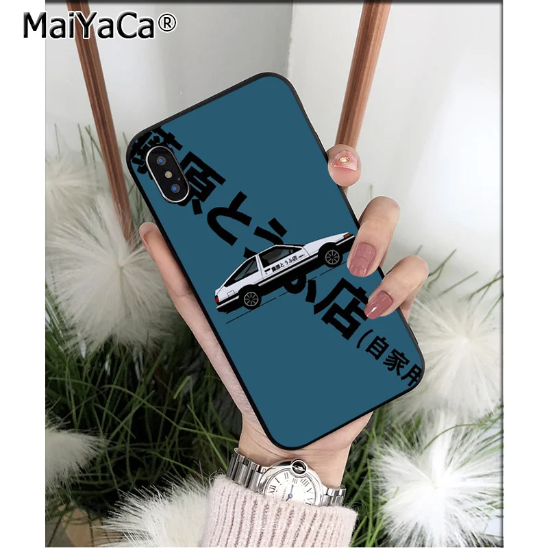 A7 MaiYaCa D AE86 ТПУ мягкий черный чехол для телефона чехол для Apple iPhone 8 7 6 6S Plus X XS MAX 5 5S SE XR Чехол для мобильного телефона - Цвет: A7