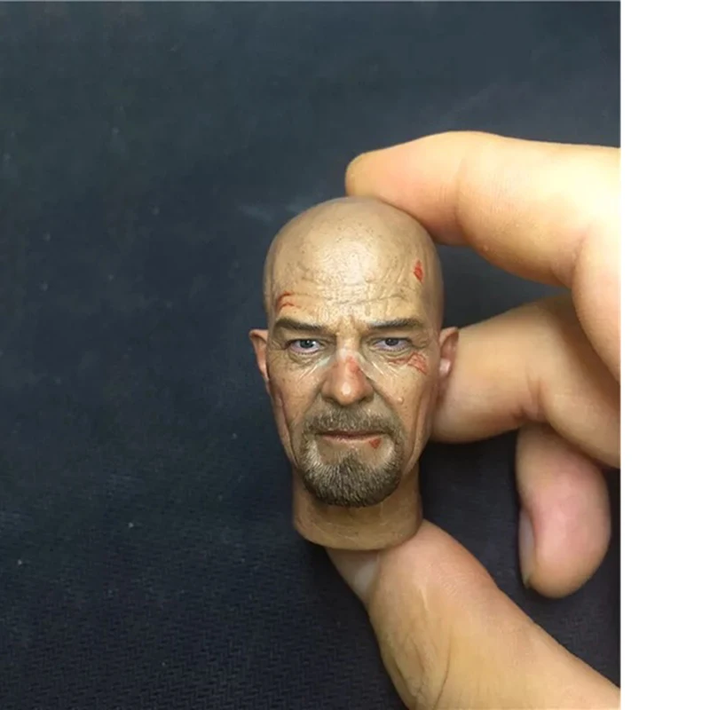 

1/6 Chemistry Teacher Breaking Bad Walter Head Damaged Version for 12 inches Bodies