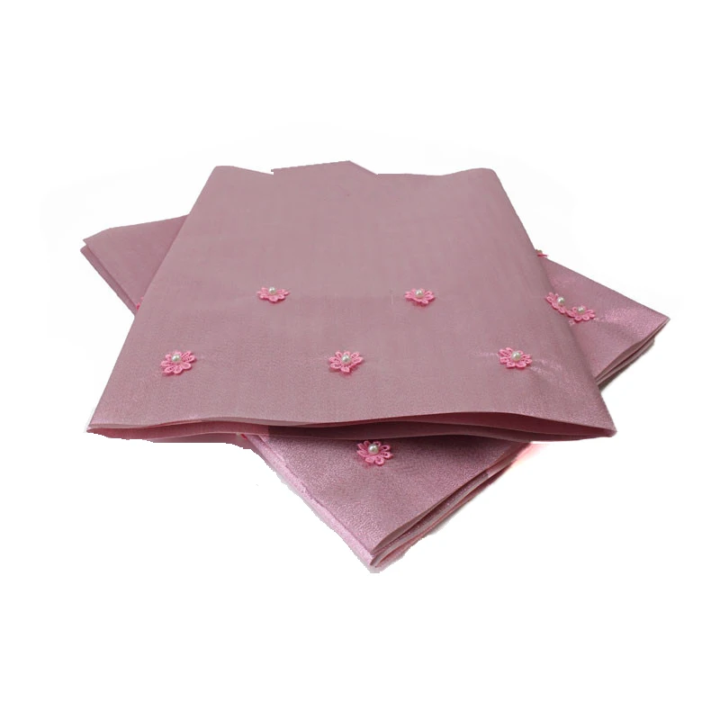 African headtie With Beads Nigerian gele 2pcs/set High Quality Many Colors Available BABY PINK SL-1411 | Дом и сад