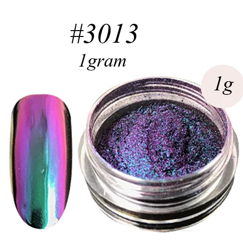 1 г Хромовый Блестящий Пигментный Порошок Хамелеон Типсы для маникюра аксессуары