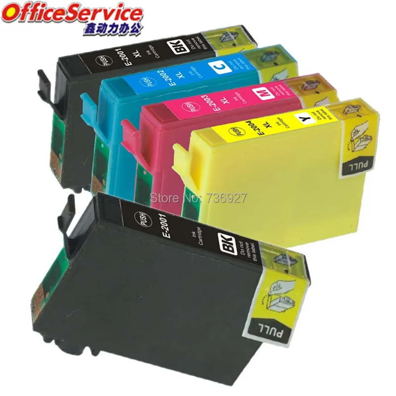 5X T2001 T2001XL совместимый чернильный картридж для Epson WorkForce WF-2530 2540 Expression домашний XP-100