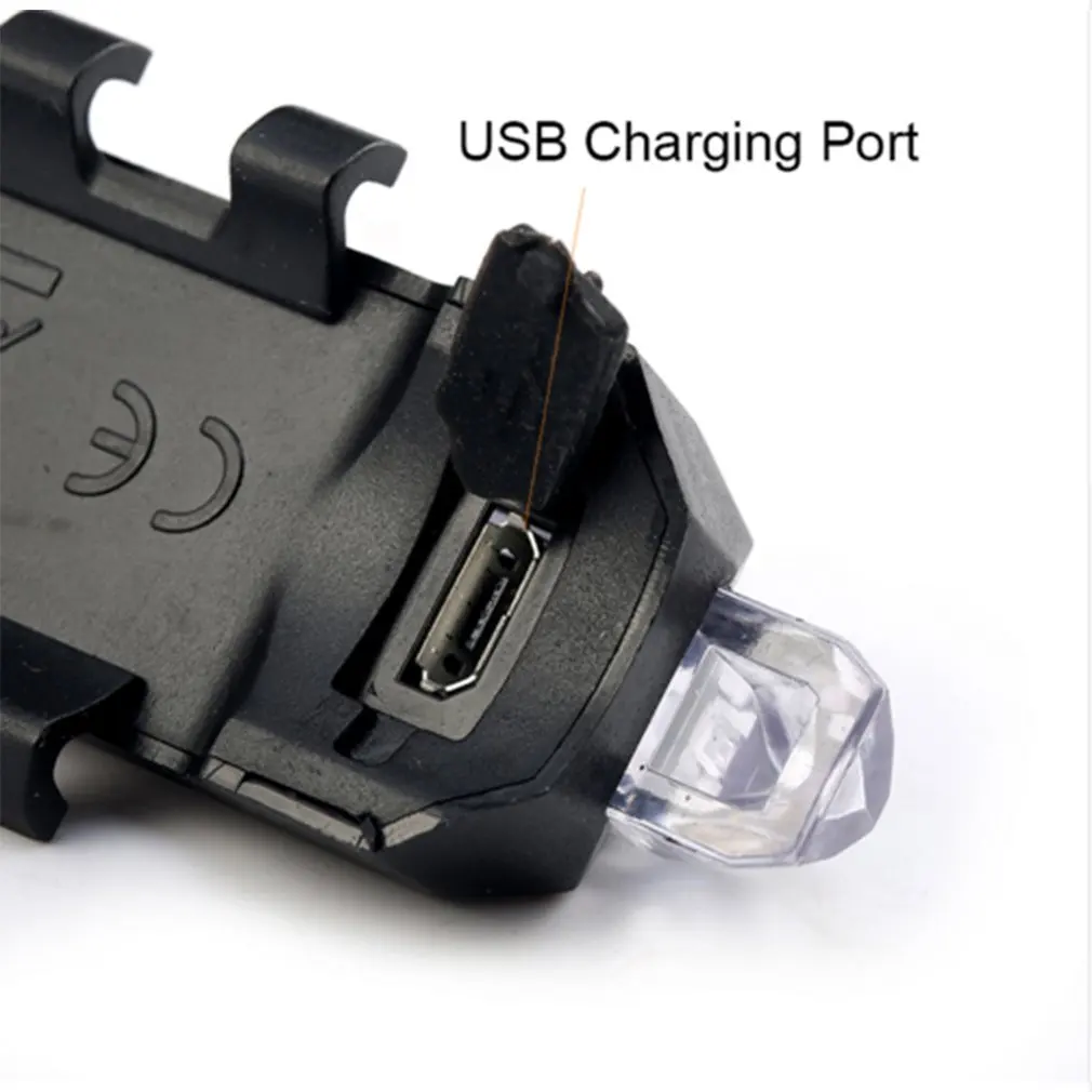 Портативный USB Перезаряжаемые задний светильник велосипедный светодиодный велосипед хвост сзади безопасности Предупреждение светильник хвост светильник супер яркий светодиодный светильник