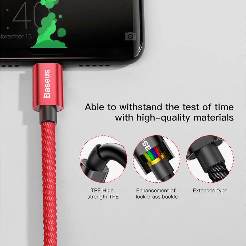 Baseus 5A Supercharge usb type C кабель для huawei mate 20 Oneplus 5 QC 3,0 быстрое зарядное устройство кабель для Xiaomi samsung USB C кабель