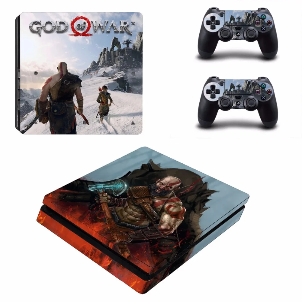 Для версии бога войны 4 PS4 тонкая кожа Стикеры наклейка для Dualshock Игровые