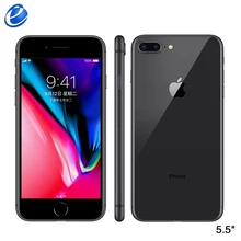Apple iphone 8 плюс гекса Core iOS 3 GB Оперативная память 64/256 GB Встроенная память 5,5 дюйма телефона 12MP отпечатков пальцев 2691 mAh LTE мобильный телефон