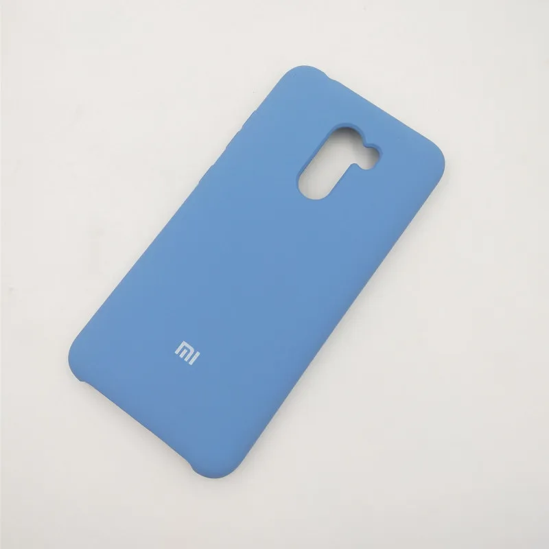 Чехол для Xiaomi PocoPhone F1 жидкий силиконовый защитный чехол оригинальный шелковистый