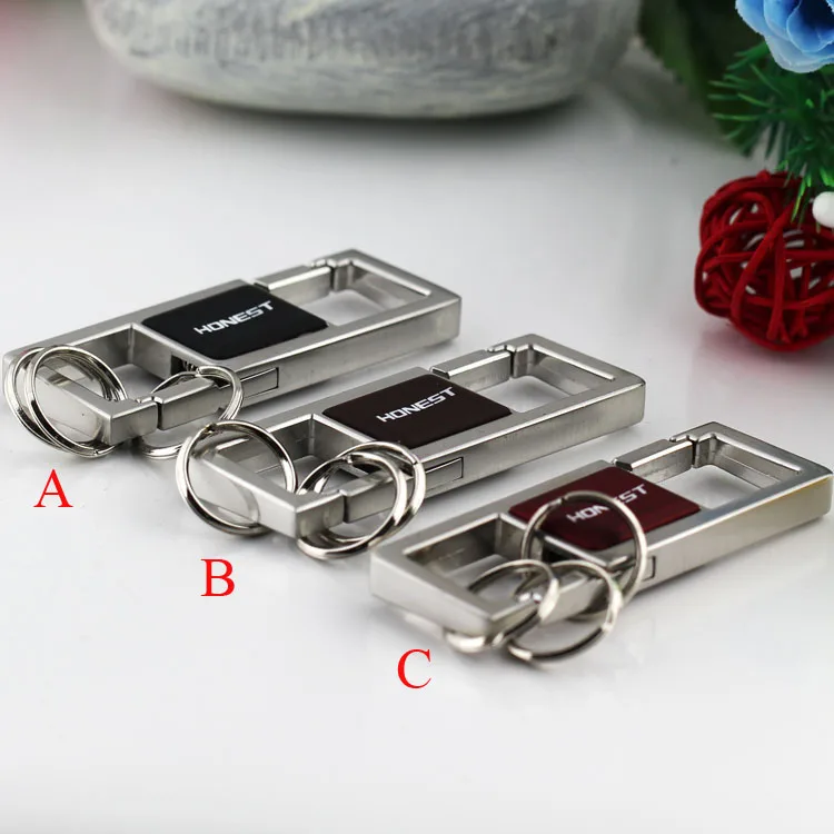 

3 loops waist hanged keychain carabiner key chain key holder high quality key ring portachiavi llaveros hombre