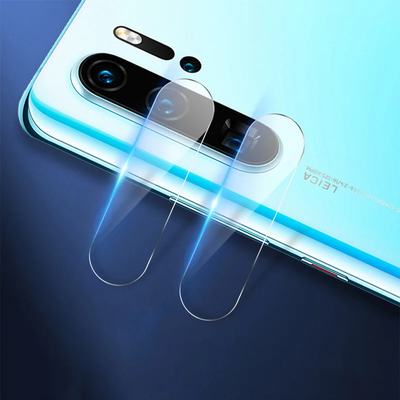 Lens Glass 9D полное покрытие пленка для huawei P30 P30Lite P30Pro защита экрана Гидрогелевая Передняя пленка+ задняя пленка+ стекло для объектива камеры - Цвет: Lens Glass
