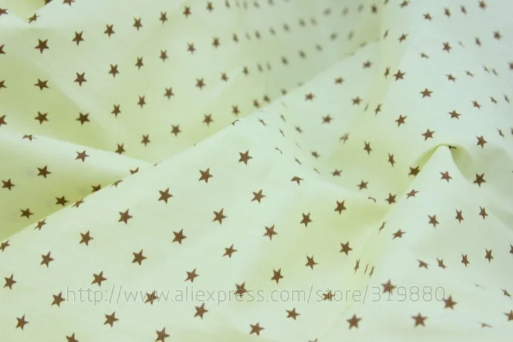 Цветочная хлопчатобумажная ткань для одежды DIY лоскутное шитье постельные принадлежности BagTalasite Love Yellow 6 шт. текстильная ткань для дома 40*50 см