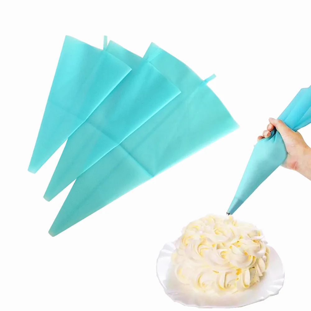 3 шт./набор силиконовый многоразовый кондитерский мешок для крема|icing piping bag|piping