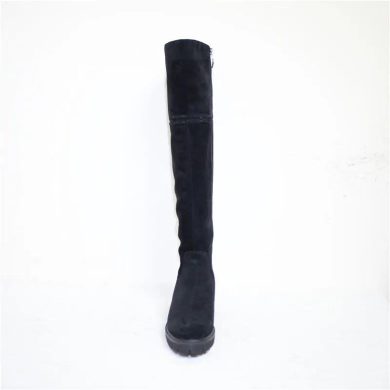 Pritivimin/FN84 женская замшевая обувь bottes femme зимняя теплая ручной работы с подкладкой