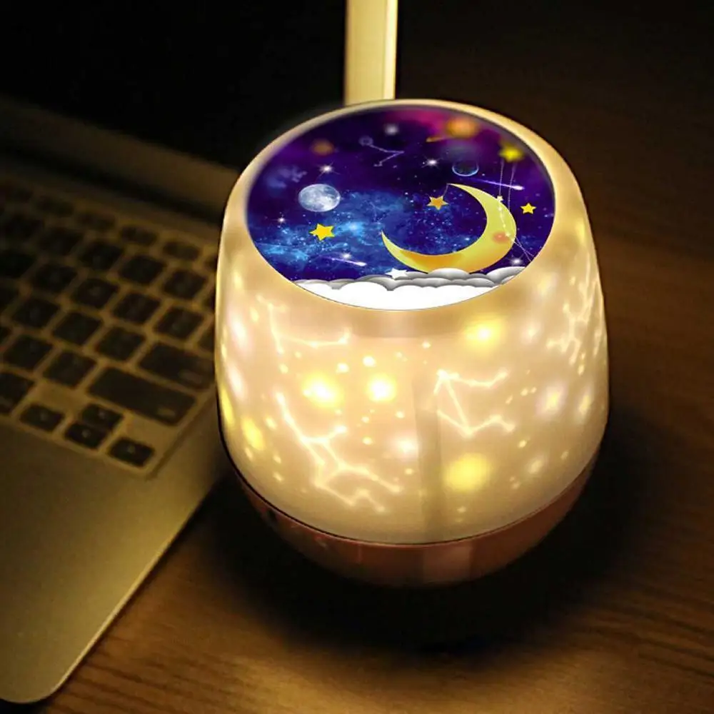 HobbyLane звездное небо светодиодный проектор Луна Ночная лампа батарея USB спальня