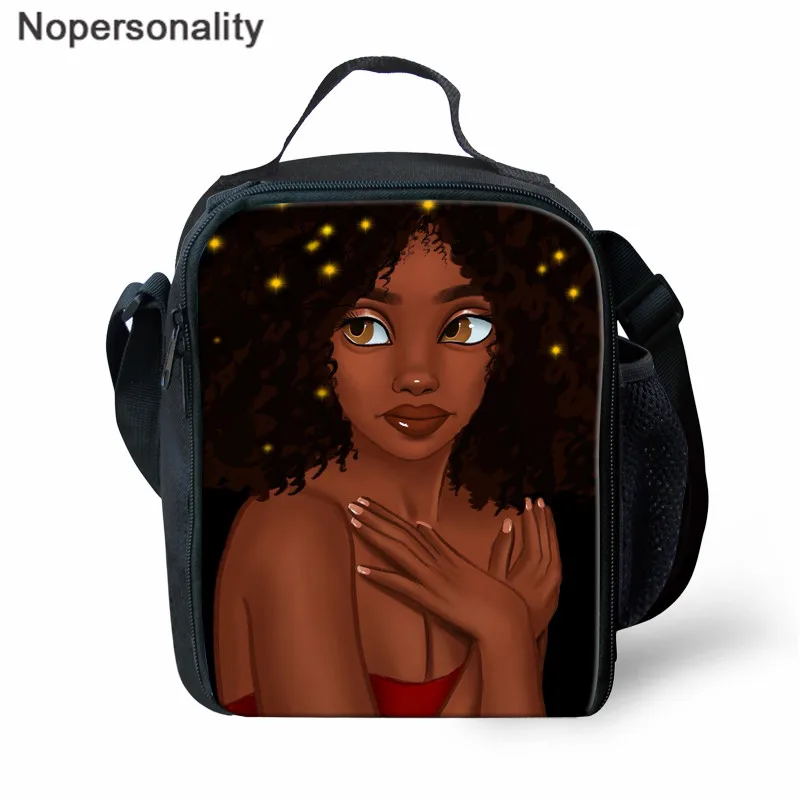 Nopersonality 3 шт./компл. африканская черная принцесса девочка детский сад школьная сумка американская Школьная Сумка подростковая детские школьные рюкзаки - Color: Z5009G