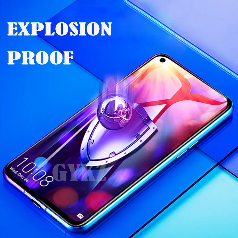 GYKZ 2 шт./лот новое закаленное стекло пленка для Huawei Honor V20 полный экран Защитное
