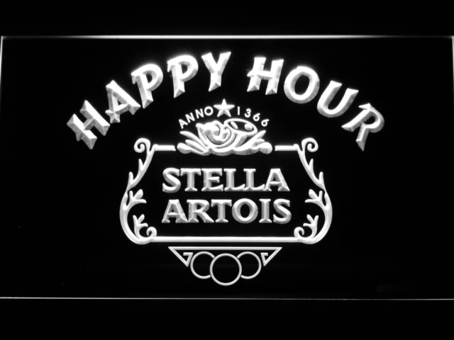 616 Stella Artois пивной Счастливый час бар светодиодные неоновые световые знаки с