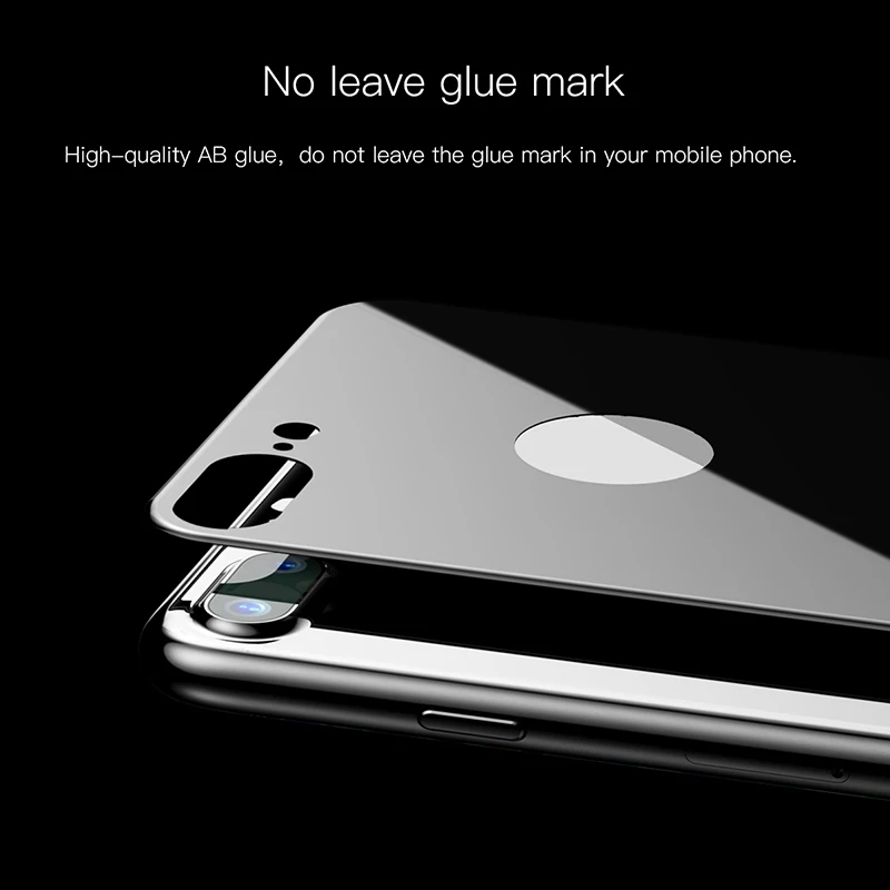 3D Защитная пленка для задней панели из закаленного стекла iPhone 7 матовая