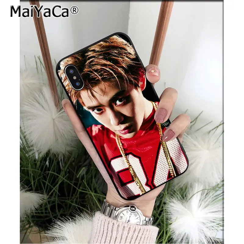 MaiYaCa NCT 127 KPOP Силиконовый ТПУ мягкий черный чехол для телефона Apple iPhone 8 7 6 6S Plus X XS MAX 5