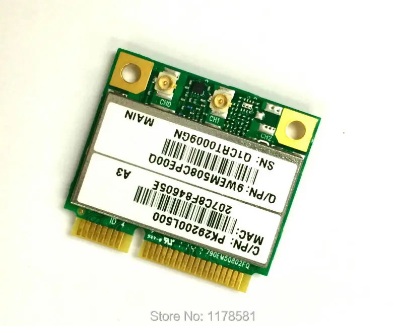 Новый бренд Atheros AR9832 AR5BHB116 беспроводной wifi N 802.11a/b/g/n Половина мини карта pci e для